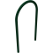 Runde st�lr�rsb�jler | � 48 mm x 2,5 mm | til indst�bning i beton | uden tv�rstang | totalbredde: ca. 650 mm | varmgalvaniseret og lakeret, farve: gr�n (RAL 6005)